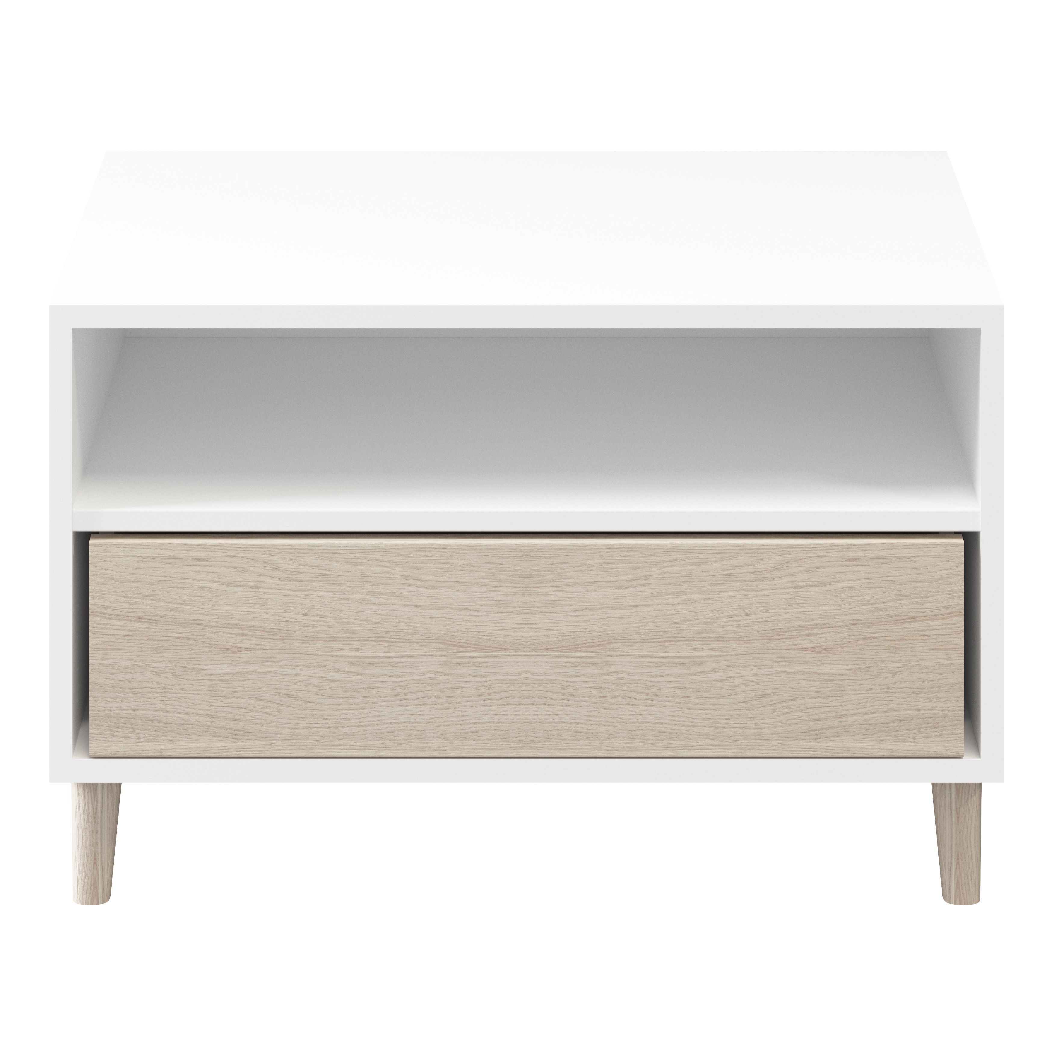 GoodHome Atomia Oak effect Slab Internal Drawer (H)170mm (W)714mm (D)390mm