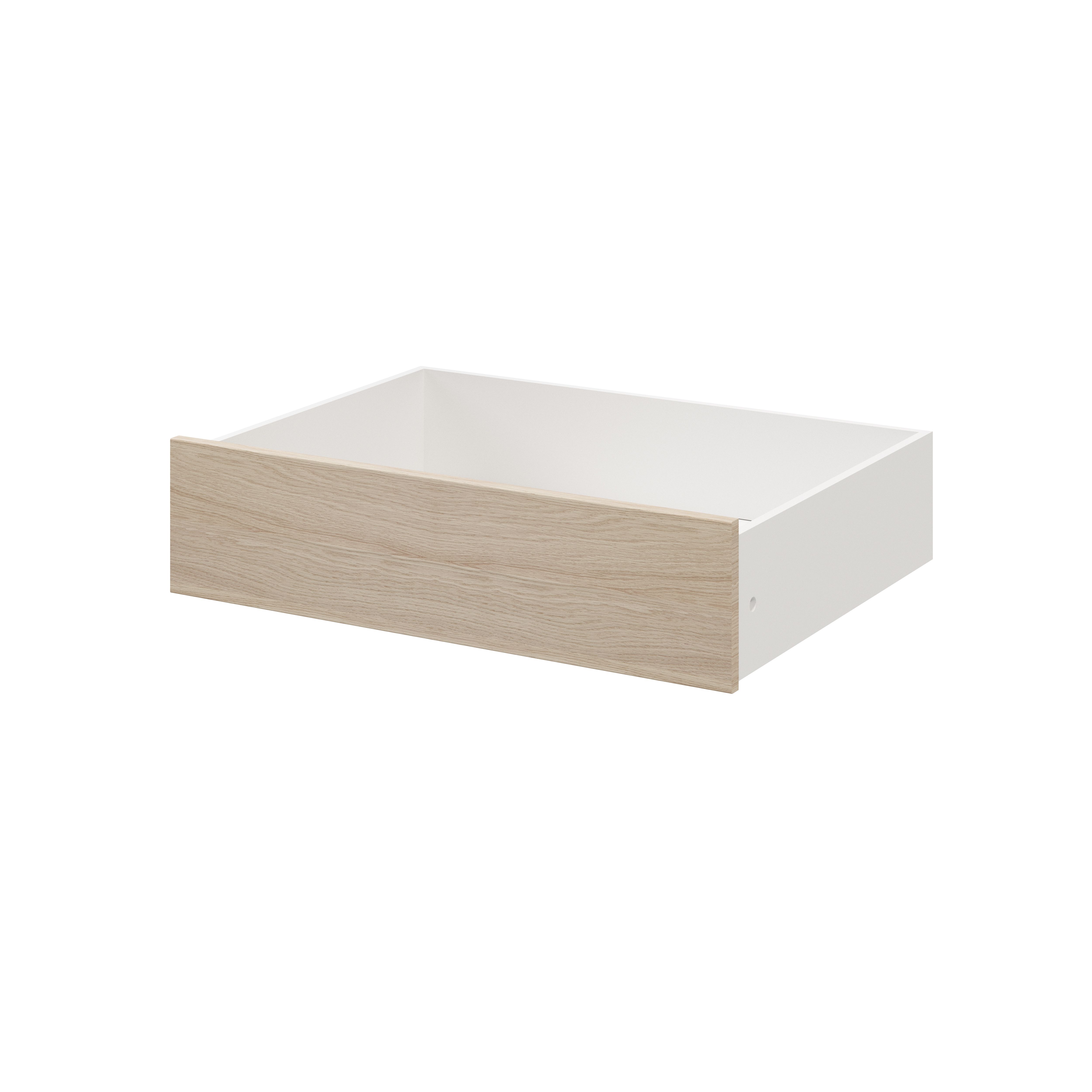 GoodHome Atomia Oak effect Slab Internal Drawer (H)170mm (W)714mm (D)500mm