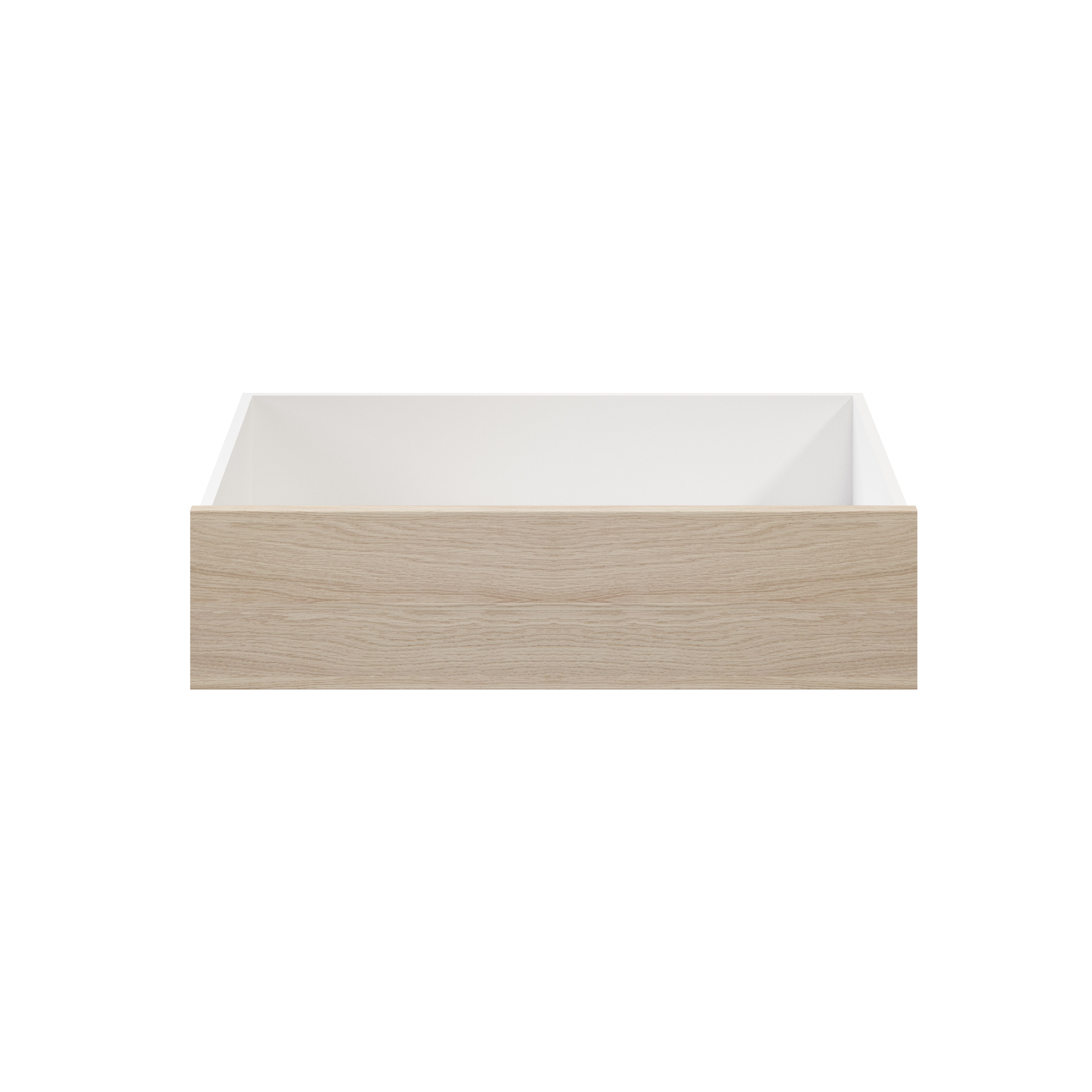 GoodHome Atomia Oak effect Slab Internal Drawer (H)170mm (W)714mm (D)500mm