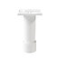 GoodHome Atomia White Cabinet feet (H) 110mm- 120mm, Pack of 2
