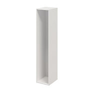 GoodHome Atomia White Modular furniture cabinet, (H)1875mm (W)375mm (D)450mm