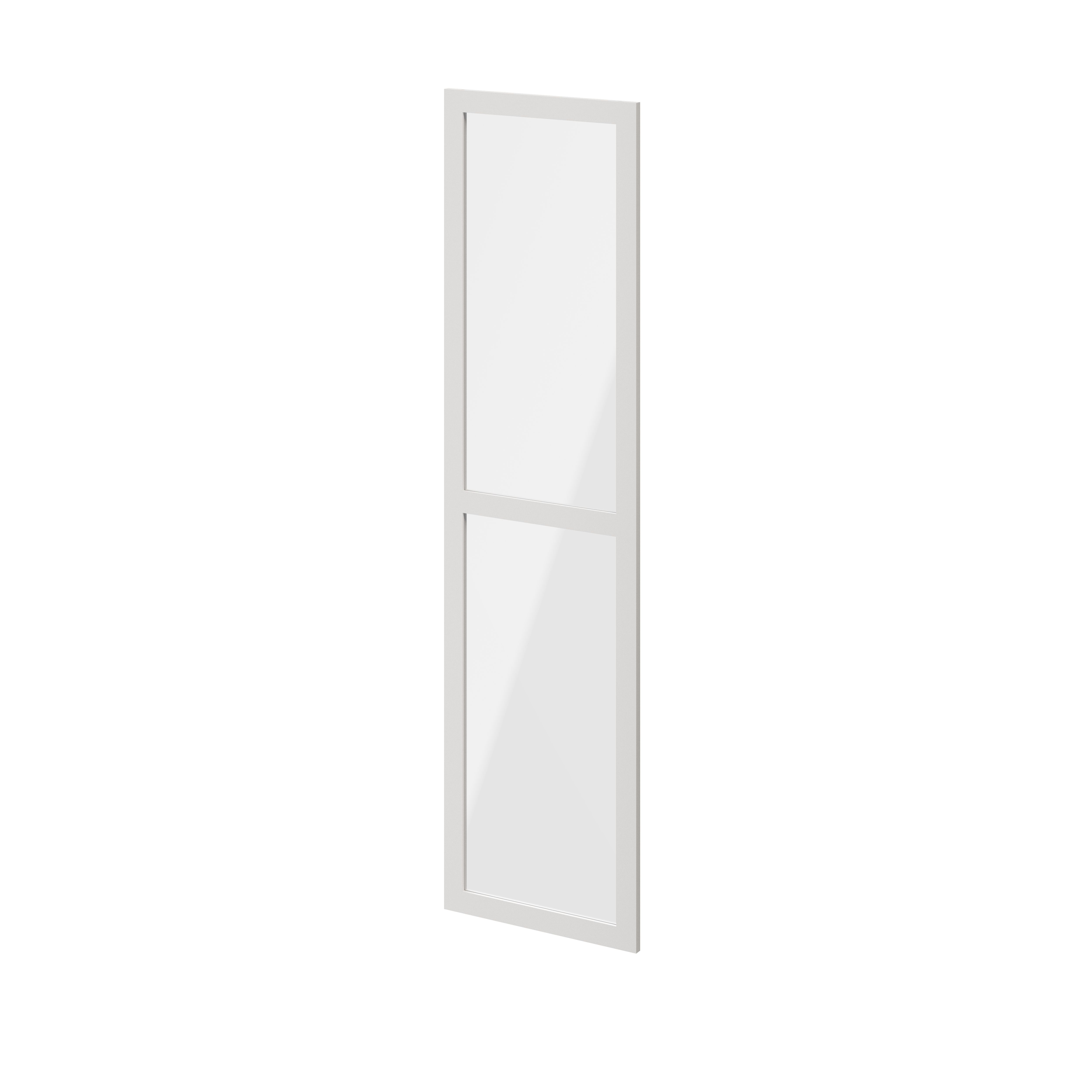 GoodHome Atomia White Transparent Non-mirrored Modular furniture door ...