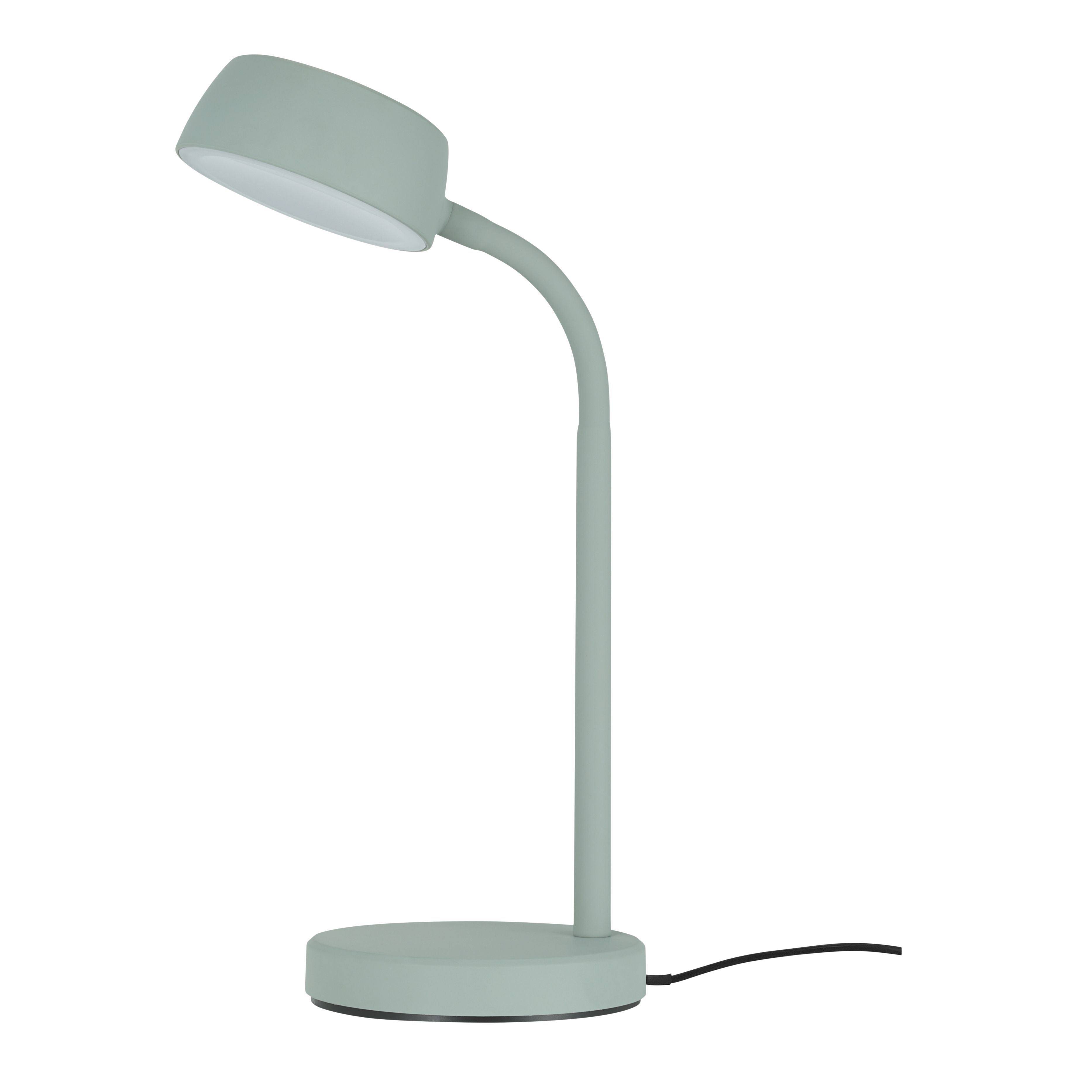 GoodHome Auklet Matt Blue Integrated LED Table lamp