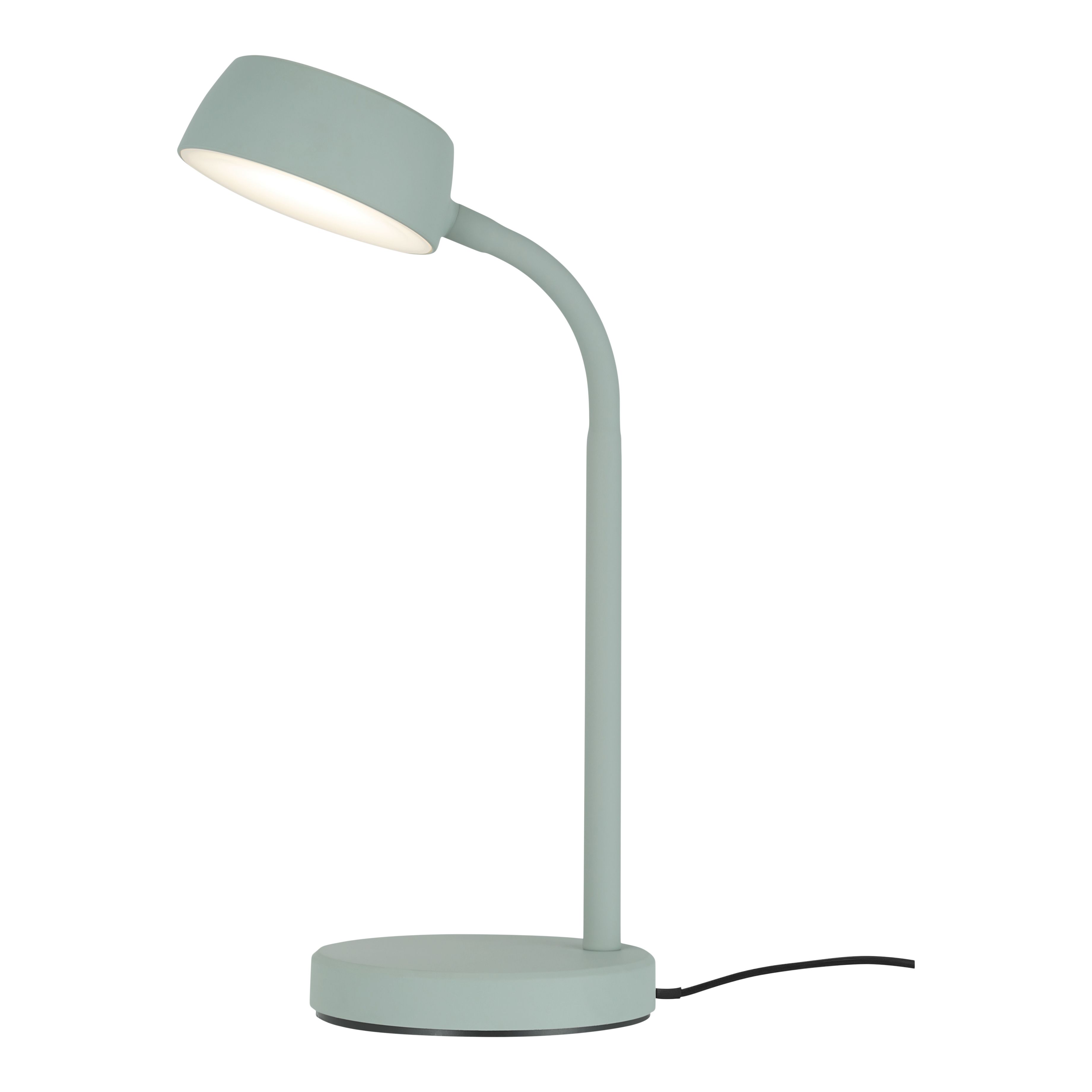 GoodHome Auklet Matt Blue Integrated LED Table lamp
