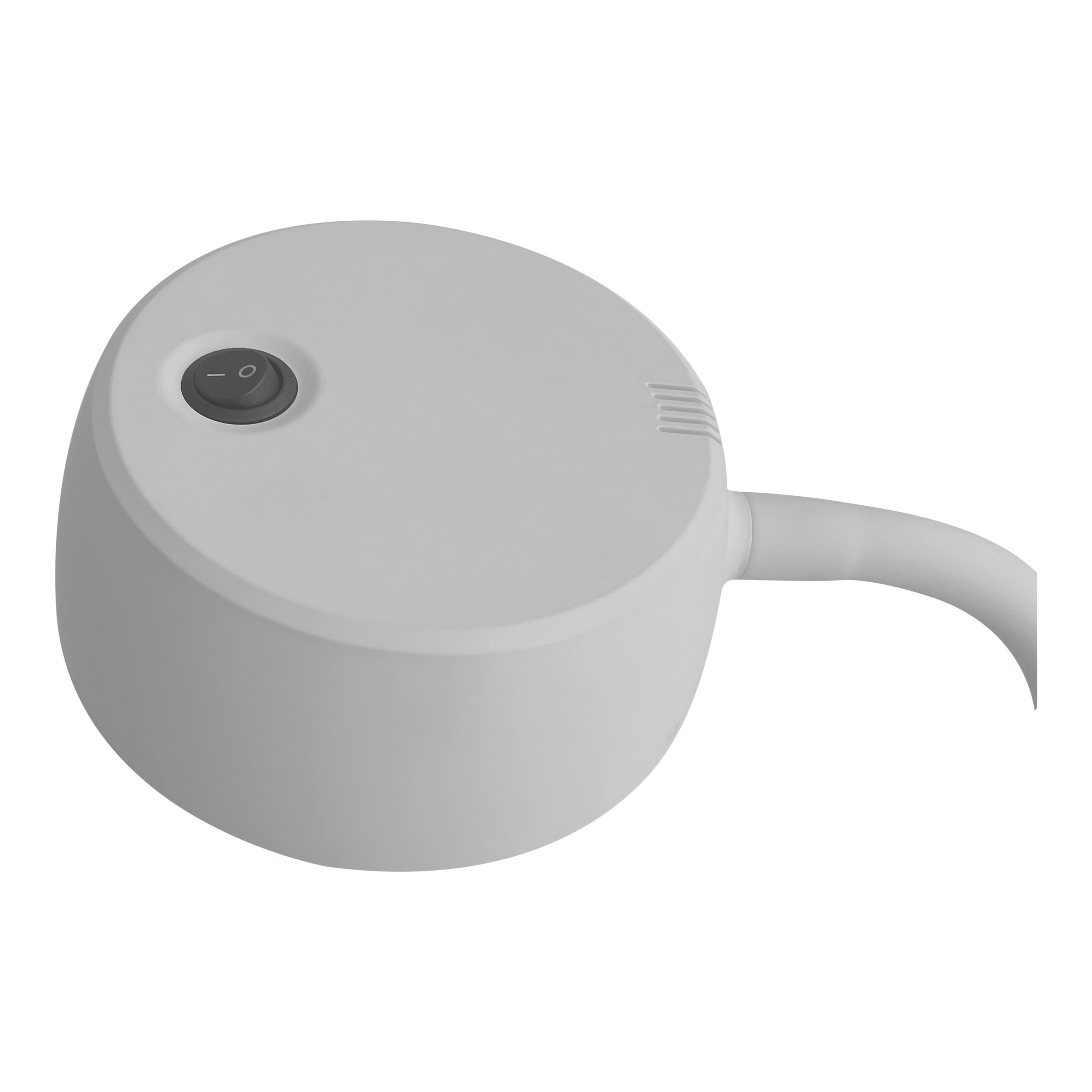 GoodHome Auklet Matt Grey Integrated LED Table lamp