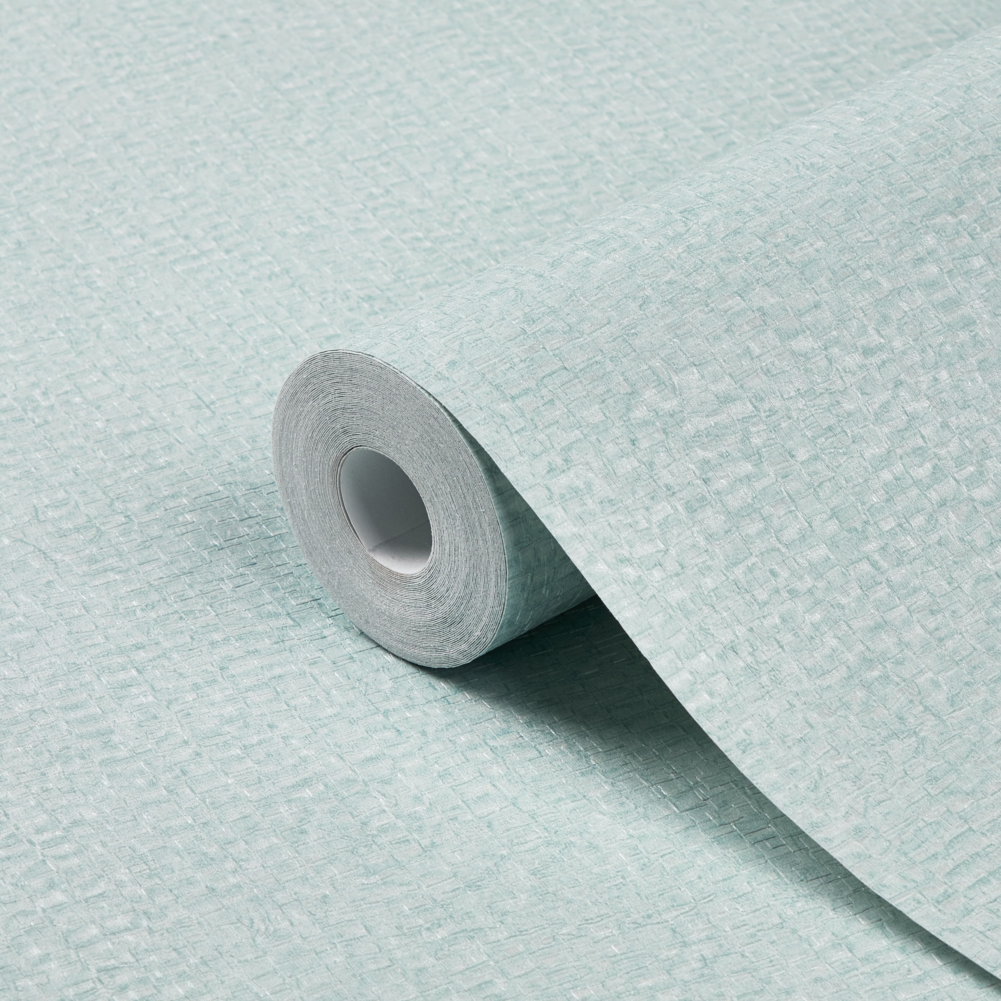 GoodHome Aure Blue Pearlescent effect Animal print Textured Wallpaper