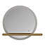 GoodHome AVELA Circular Illuminated Frameless Bathroom mirror (H)700mm (W)800mm