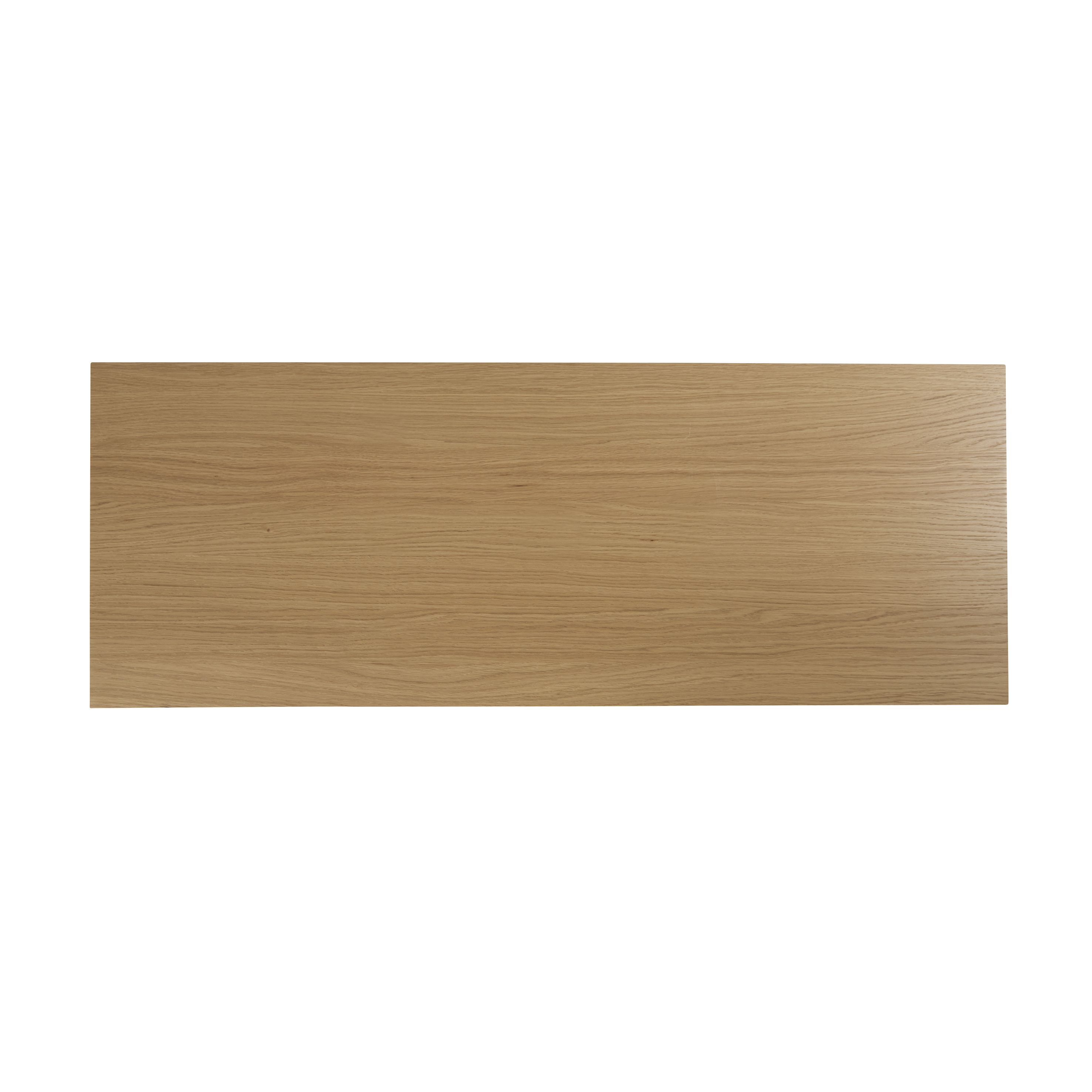 GoodHome Avela Matt Oak effect Square edge Chipboard Worktop (T) 1.8cm x (L) 120cm x (W) 45.1cm