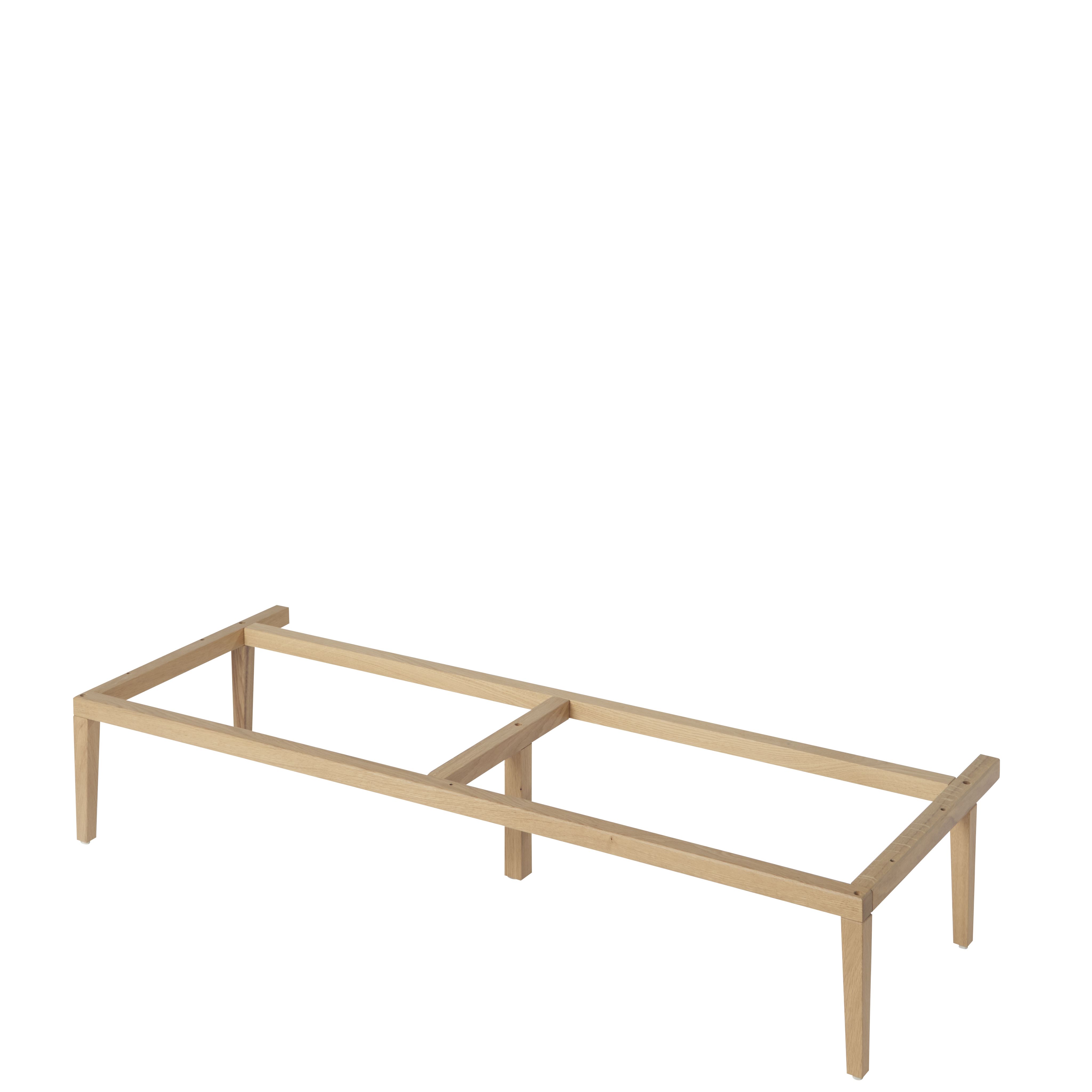 GoodHome Avela Matt Oak Feet (H)210mm (W)1200mm
