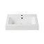 GoodHome Avela Oak effect Wall-mounted Vanity unit & basin set (W)600mm (H)742mm