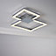 GoodHome Aviles Modern Acrylic & metal Chrome effect 2 Lamp Bathroom LED Ceiling light