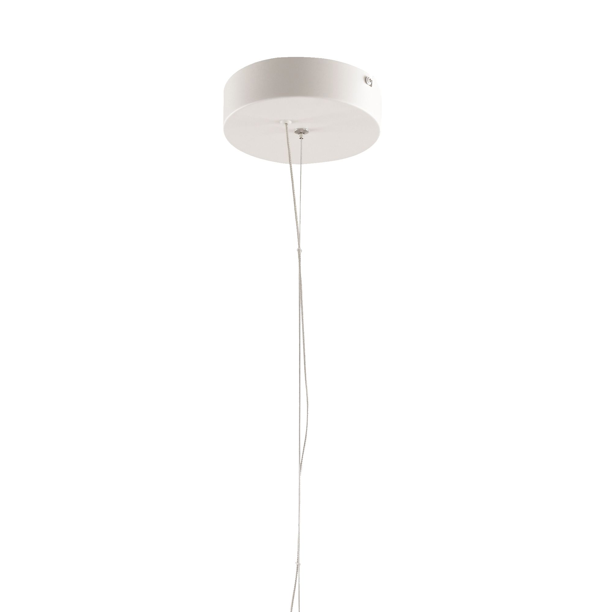GoodHome Azagny Pendant Matt White Sand effect LED Pendant ceiling light, (Dia)250mm