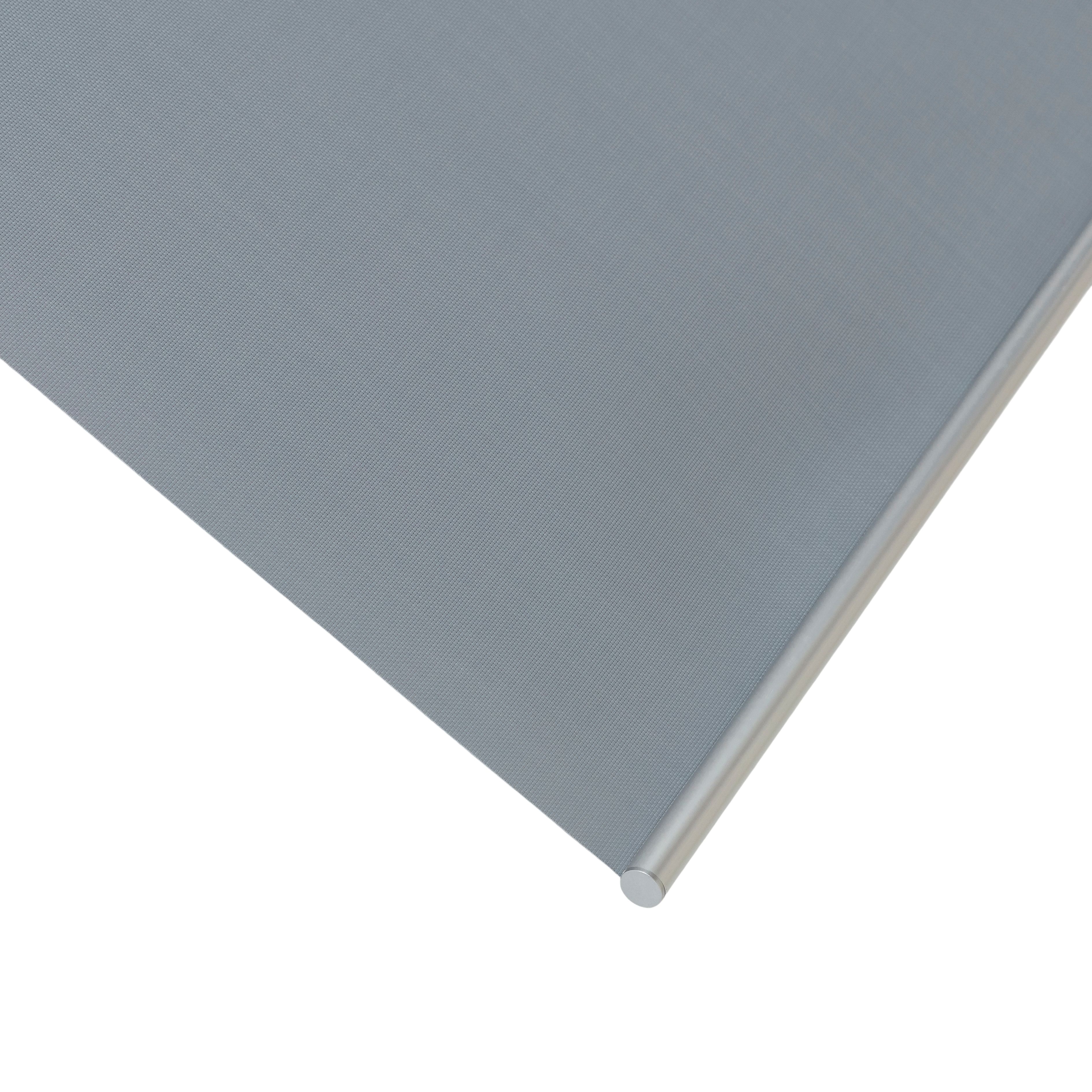 GoodHome Badallo Corded Concrete grey Daylight & thermal Roller Blind (W)60cm (L)180cm