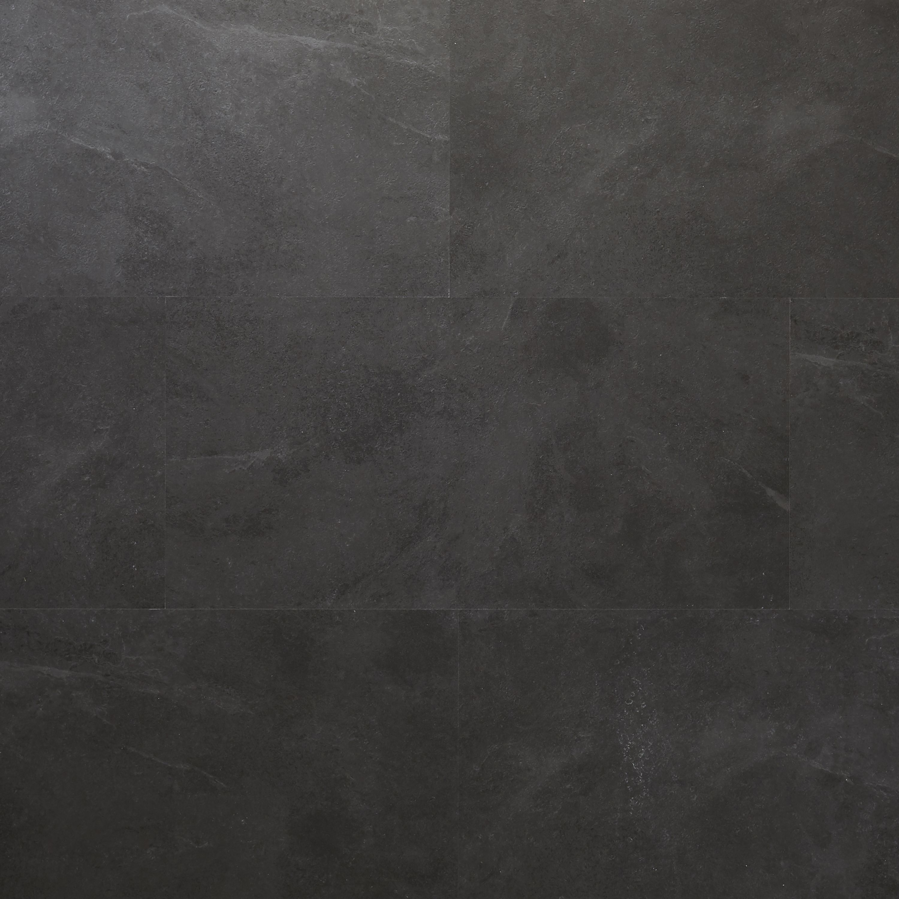 GoodHome Baila Black Slate effect Textured Click vinyl Click flooring, 2.23m²