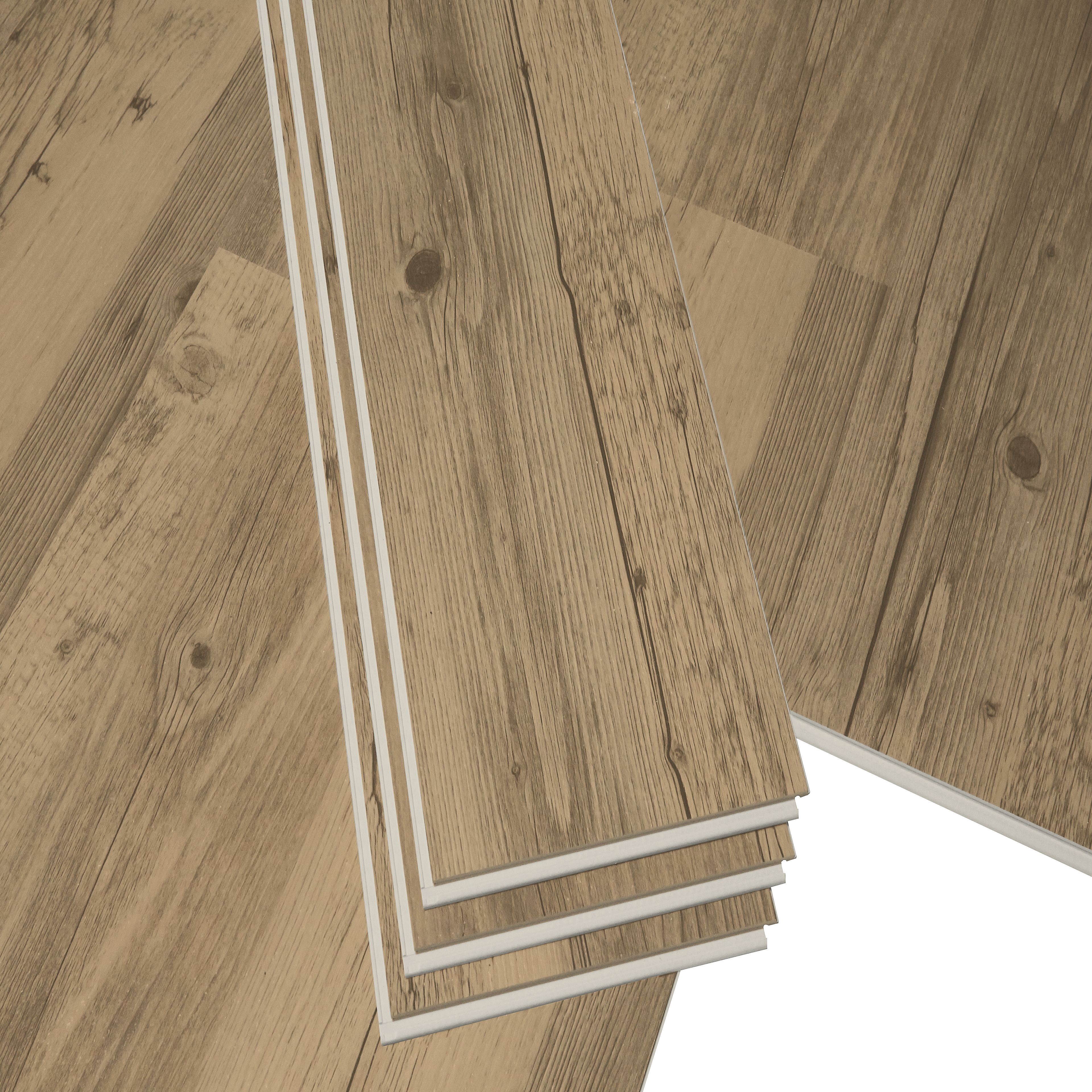 Folk White oak Wood effect Click flooring, 2.24m², Pack of 16