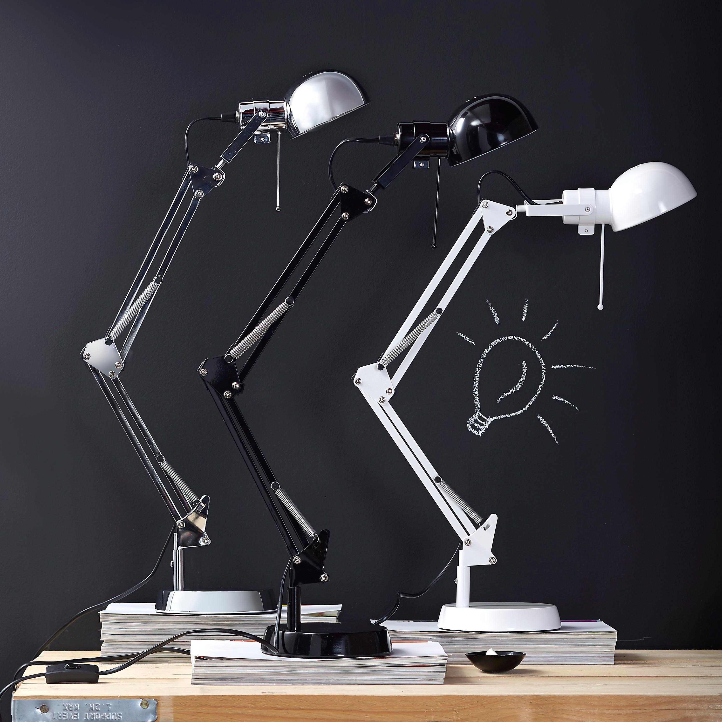 GoodHome Bakossi Gloss Black Table light