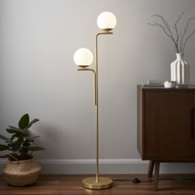 Standing store torch lamp