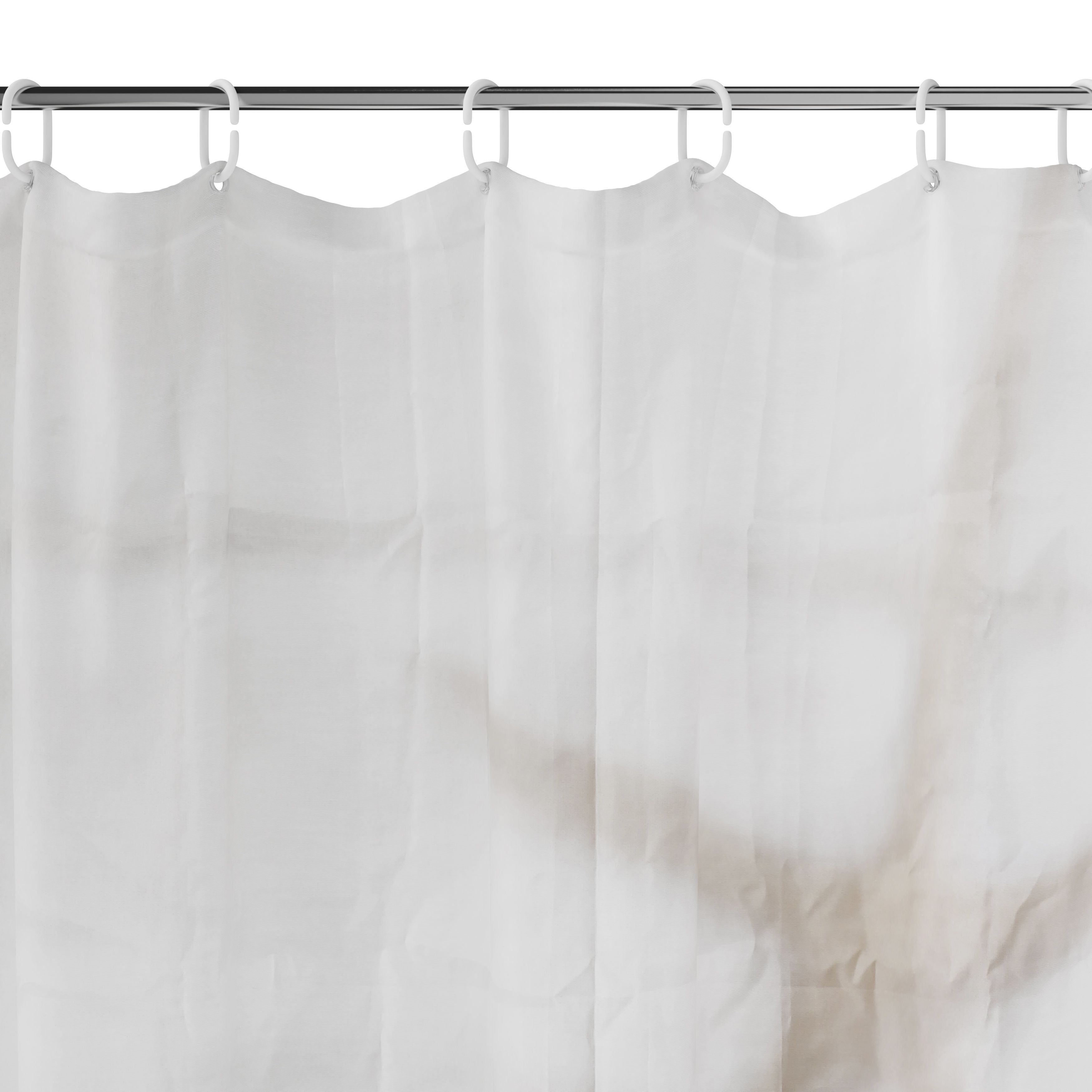 GoodHome Balka Beige Starfish Shower curtain (W)180cm