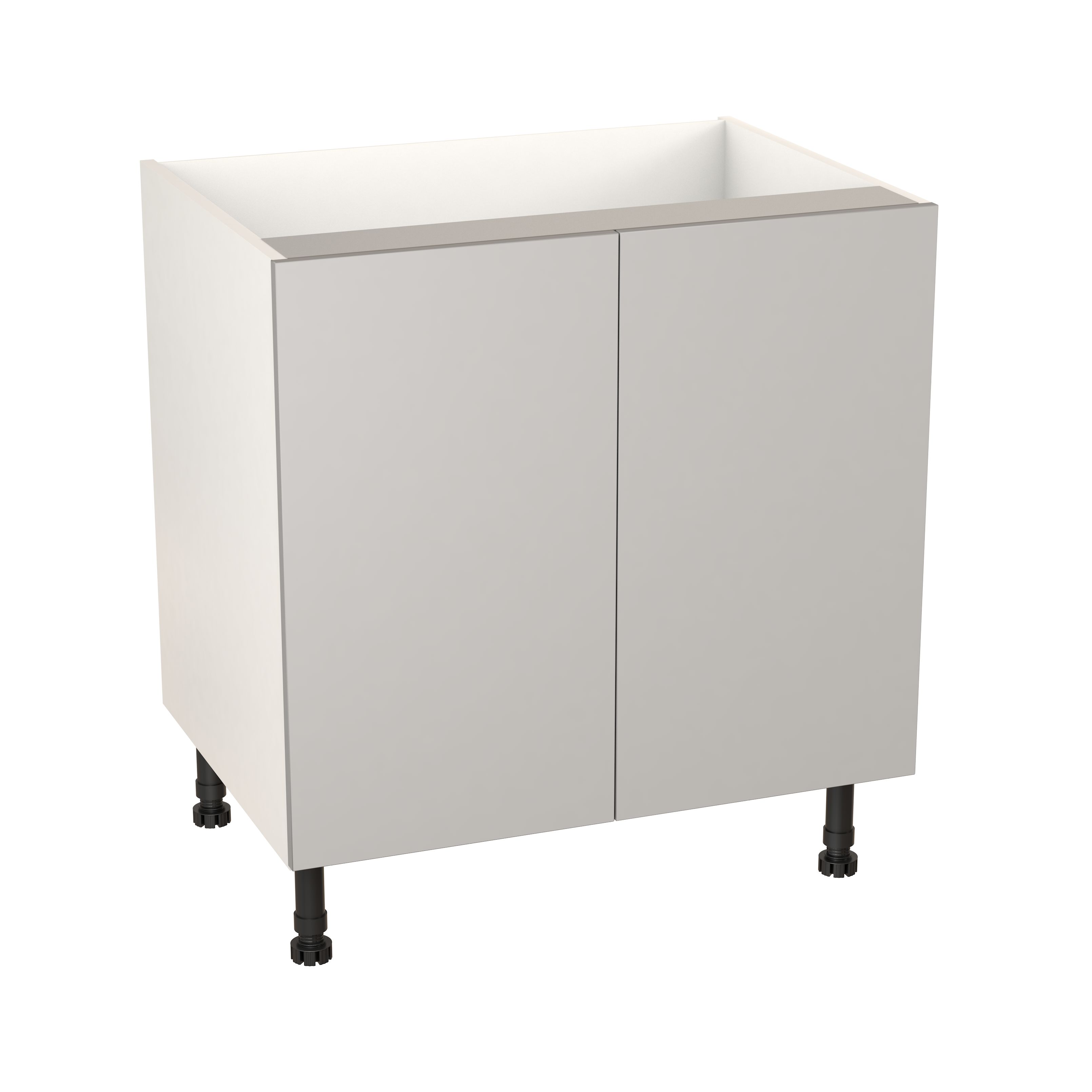 GoodHome Balsamita Matt grey Base Kitchen cabinet (W) 800mm (H)720mm