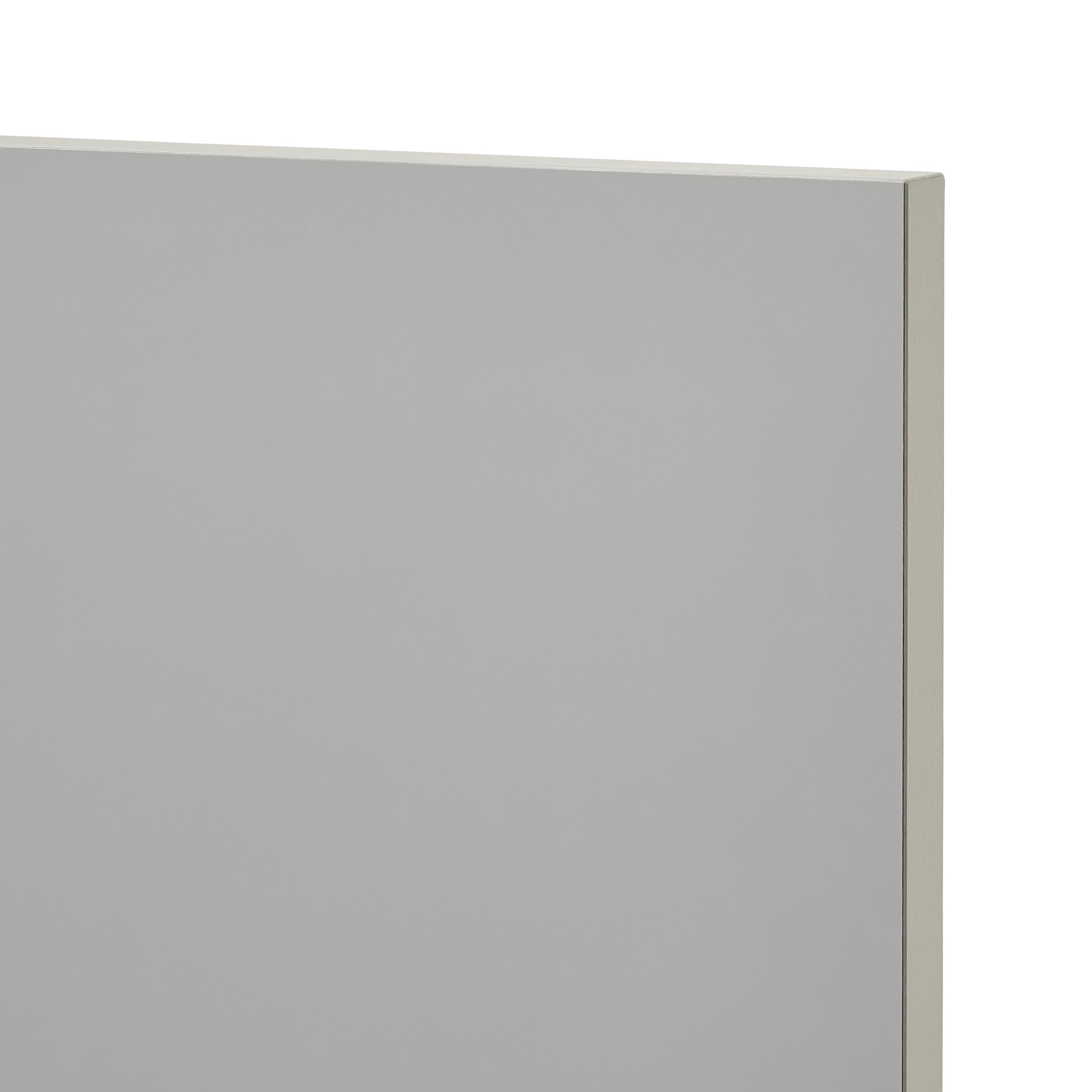 GoodHome Balsamita Matt grey Highline Cabinet door (W)500mm (H)715mm (T)16mm