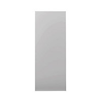 GoodHome Balsamita Matt grey slab 70:30 Larder/Fridge freezer Cabinet door (W)500mm (H)1287mm (T)16mm
