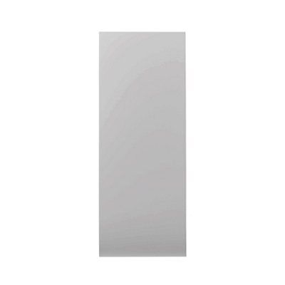 GoodHome Balsamita Matt grey slab 70:30 Larder/Fridge freezer Cabinet door (W)500mm (H)1287mm (T)16mm