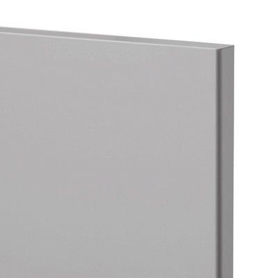 GoodHome Balsamita Matt grey Slab Door & drawer 300mm