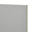 GoodHome Balsamita Matt grey slab Drawer front (W)600mm, Pack of 3