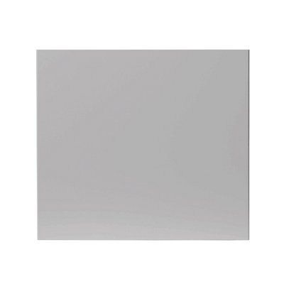 GoodHome Balsamita Matt grey Slab Drawerline Cabinet door (W)400mm (H)356mm (T)16mm