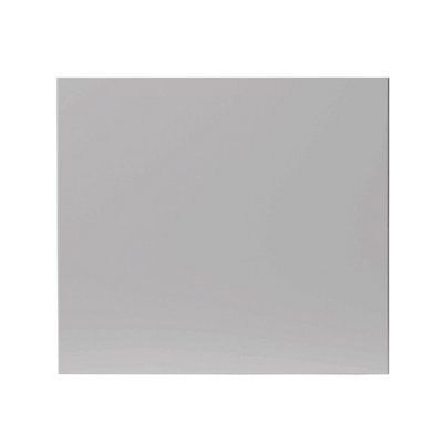 GoodHome Balsamita Matt grey slab Drawerline Cabinet door, (W)400mm (H)356mm (T)16mm