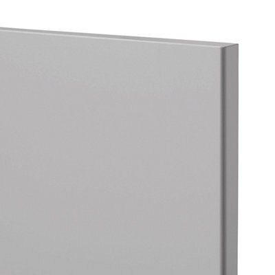 GoodHome Balsamita Matt grey slab Drawerline Cabinet door, (W)800mm (H)356mm (T)16mm