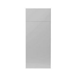 GoodHome Balsamita Matt grey slab Drawerline door & drawer front, (W)300mm