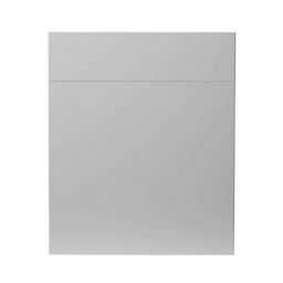 GoodHome Balsamita Matt grey slab Drawerline door & drawer front, (W)600mm