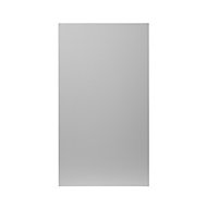 GoodHome Balsamita Matt grey slab Highline Cabinet door (W)400mm (T)16mm