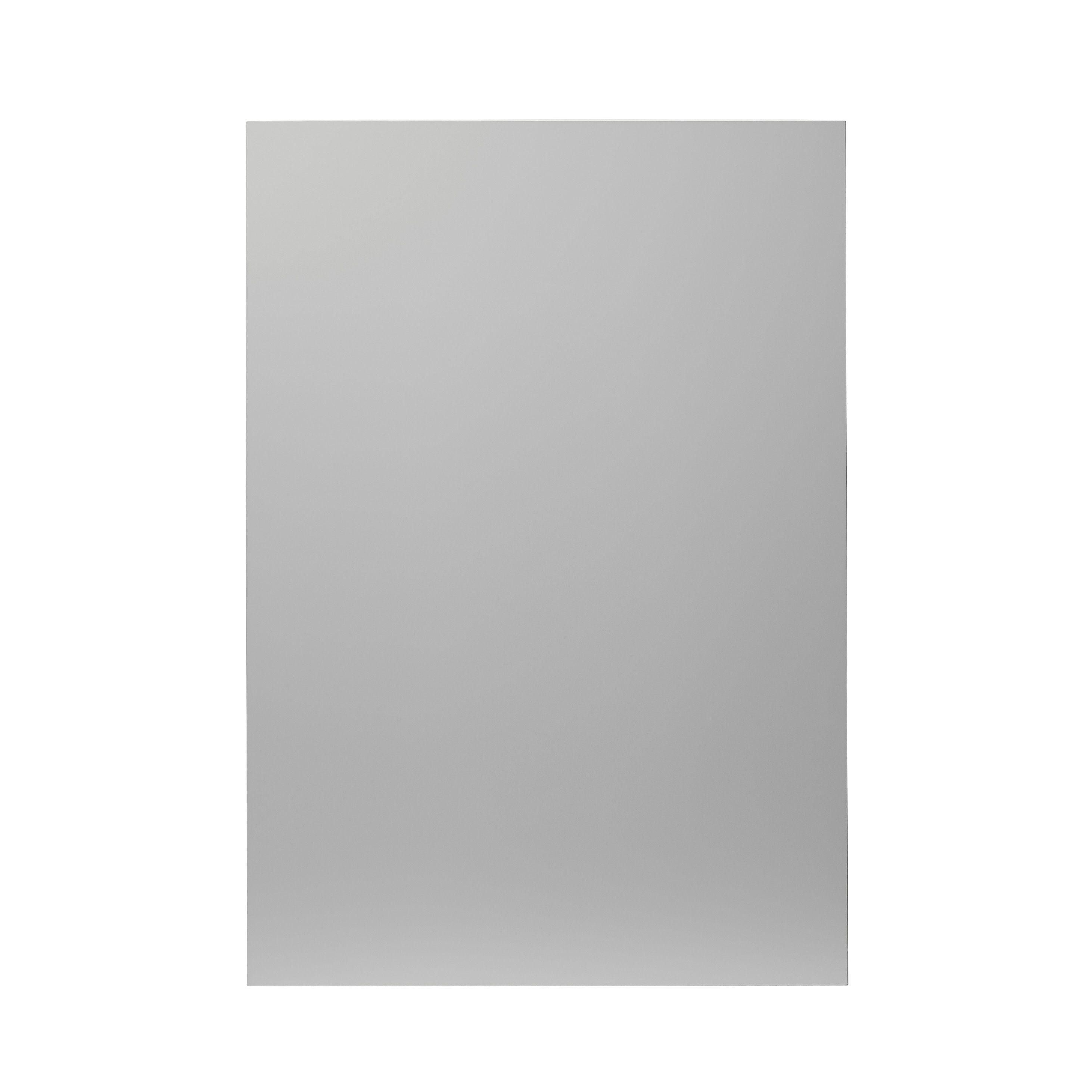 GoodHome Balsamita Matt grey Slab Highline Cabinet door (W)500mm (H)715mm (T)16mm