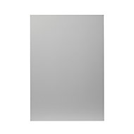 GoodHome Balsamita Matt grey slab Highline Cabinet door (W)500mm (T)16mm