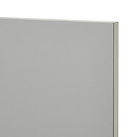 GoodHome Balsamita Matt grey slab Highline Cabinet door (W)600mm (H)715mm (T)16mm