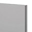 GoodHome Balsamita Matt grey slab Multi drawer front (W)500mm