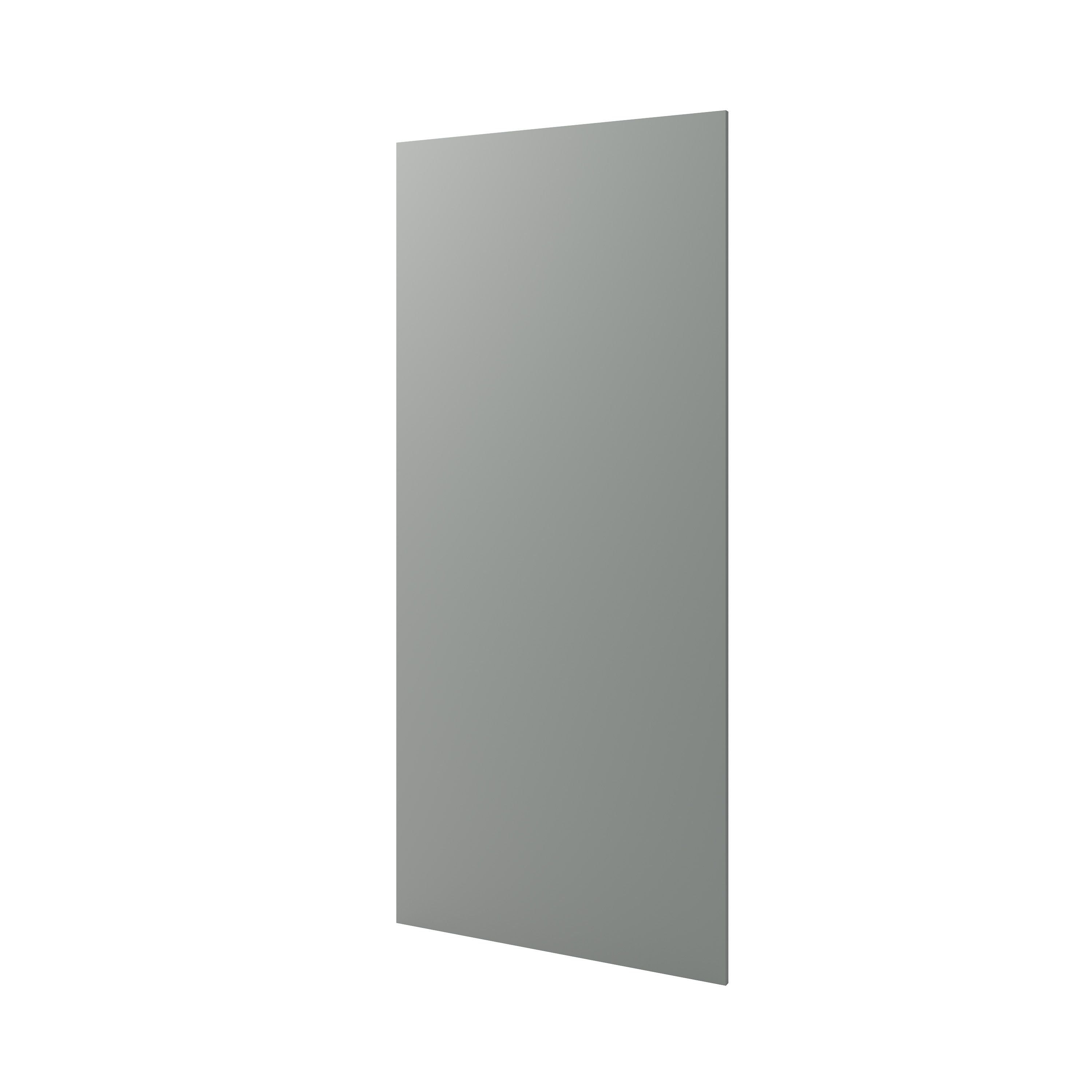 GoodHome Balsamita Matt grey slab Standard Breakfast bar back panel (H)890mm (W)2000mm
