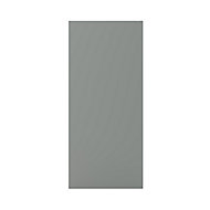 GoodHome Balsamita Matt grey slab Standard End panel (H)720mm (W)320mm