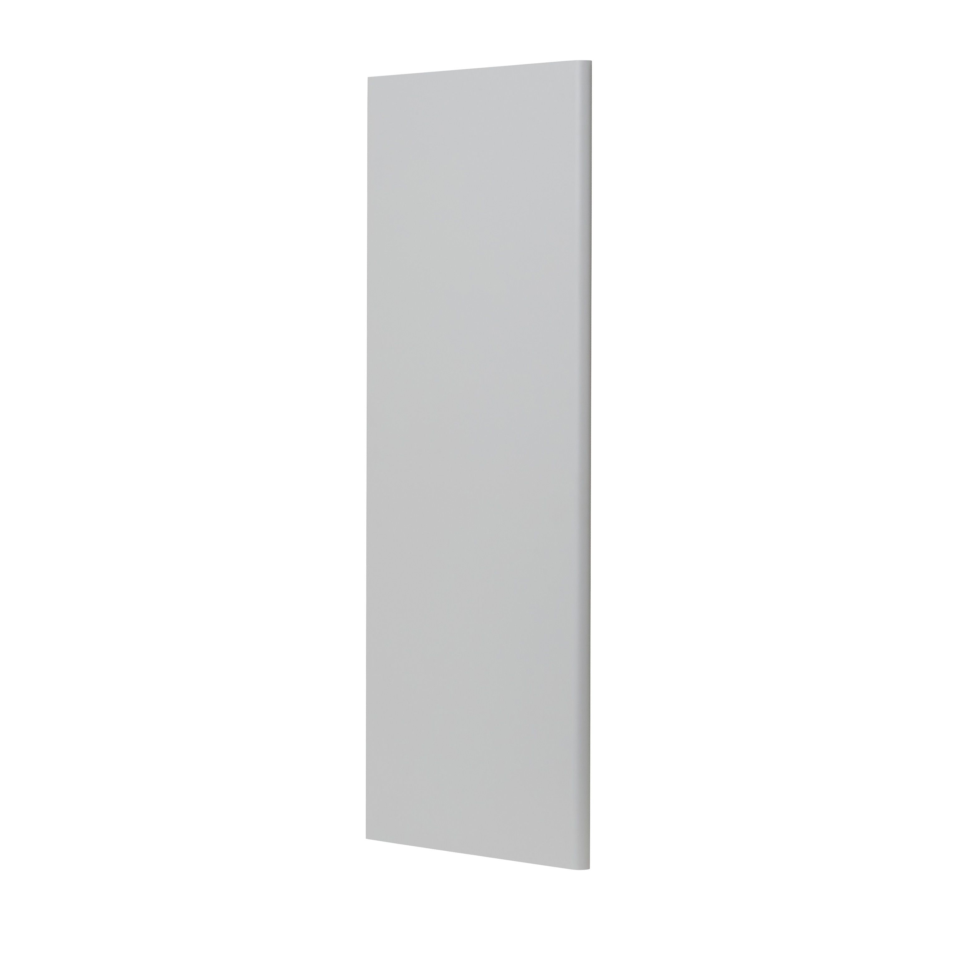 GoodHome Balsamita Matt grey slab Standard End panel (H)960mm (W)360mm