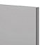 GoodHome Balsamita Matt grey slab Tall Cabinet door (W)600mm (H)895mm (T)16mm