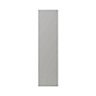 GoodHome Balsamita Matt grey slab Tall End panel (H)2190mm (W)570mm, Set