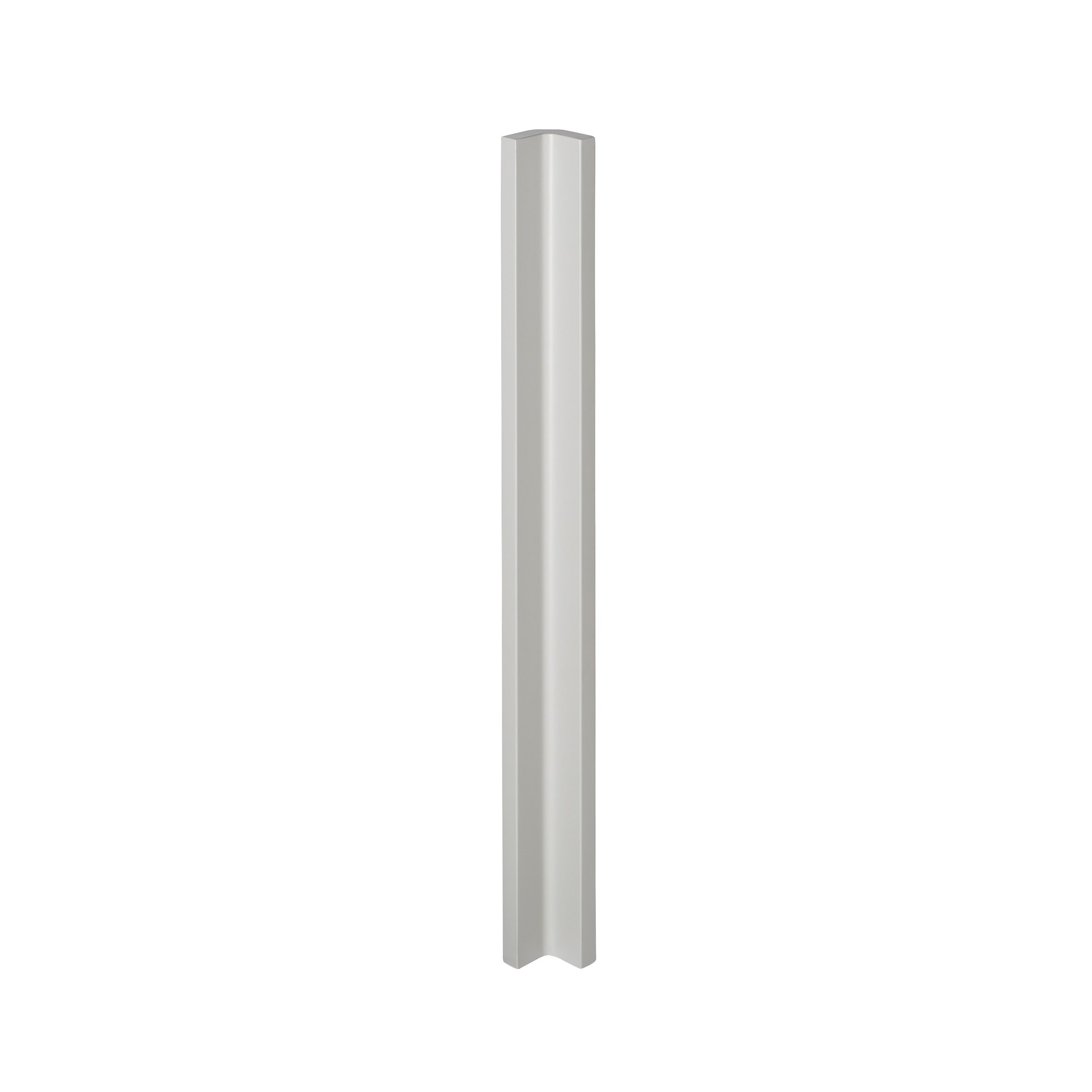 GoodHome Balsamita Matt grey Standard Corner post, (W)59mm