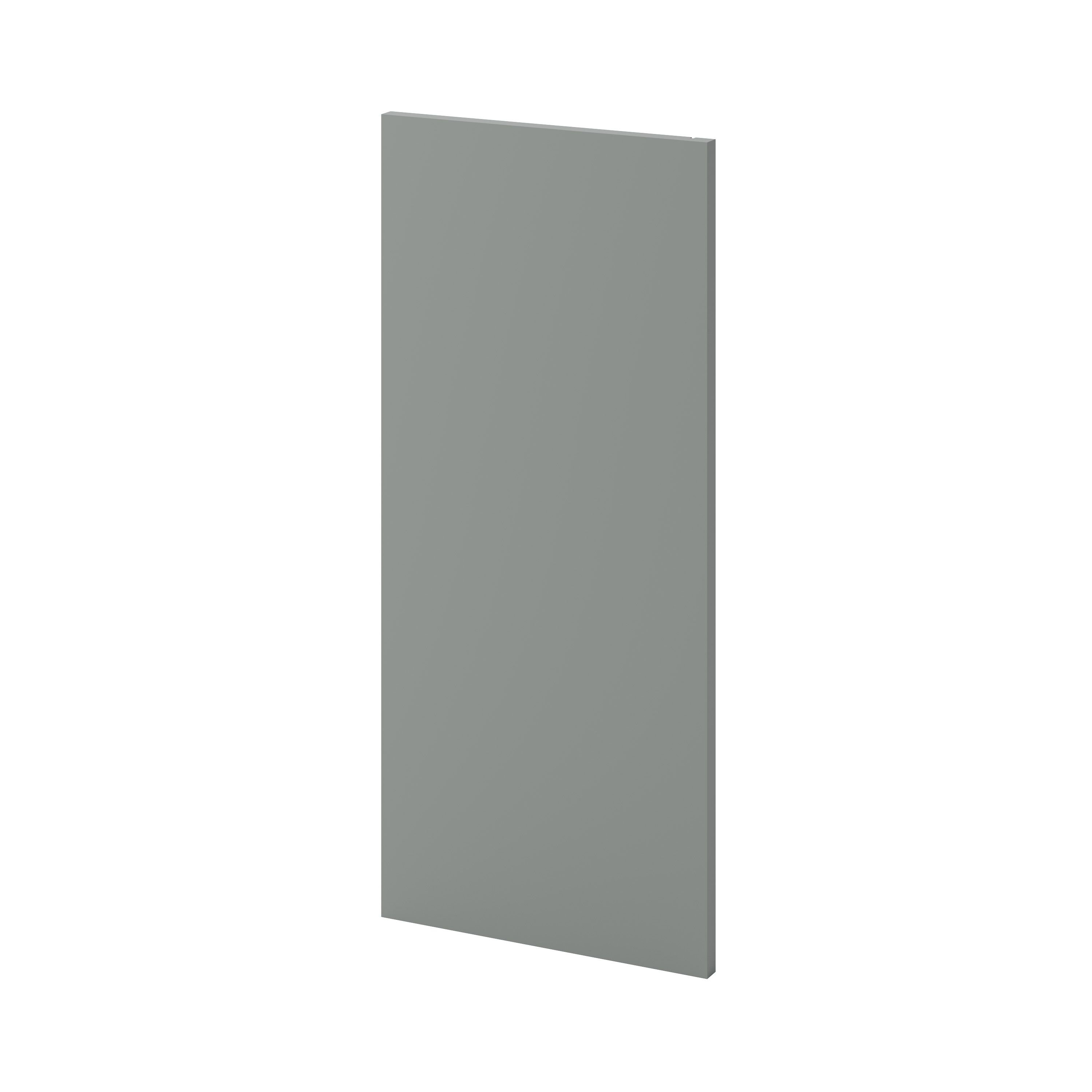 GoodHome Balsamita Matt grey Standard End panel (H)720mm (W)320mm