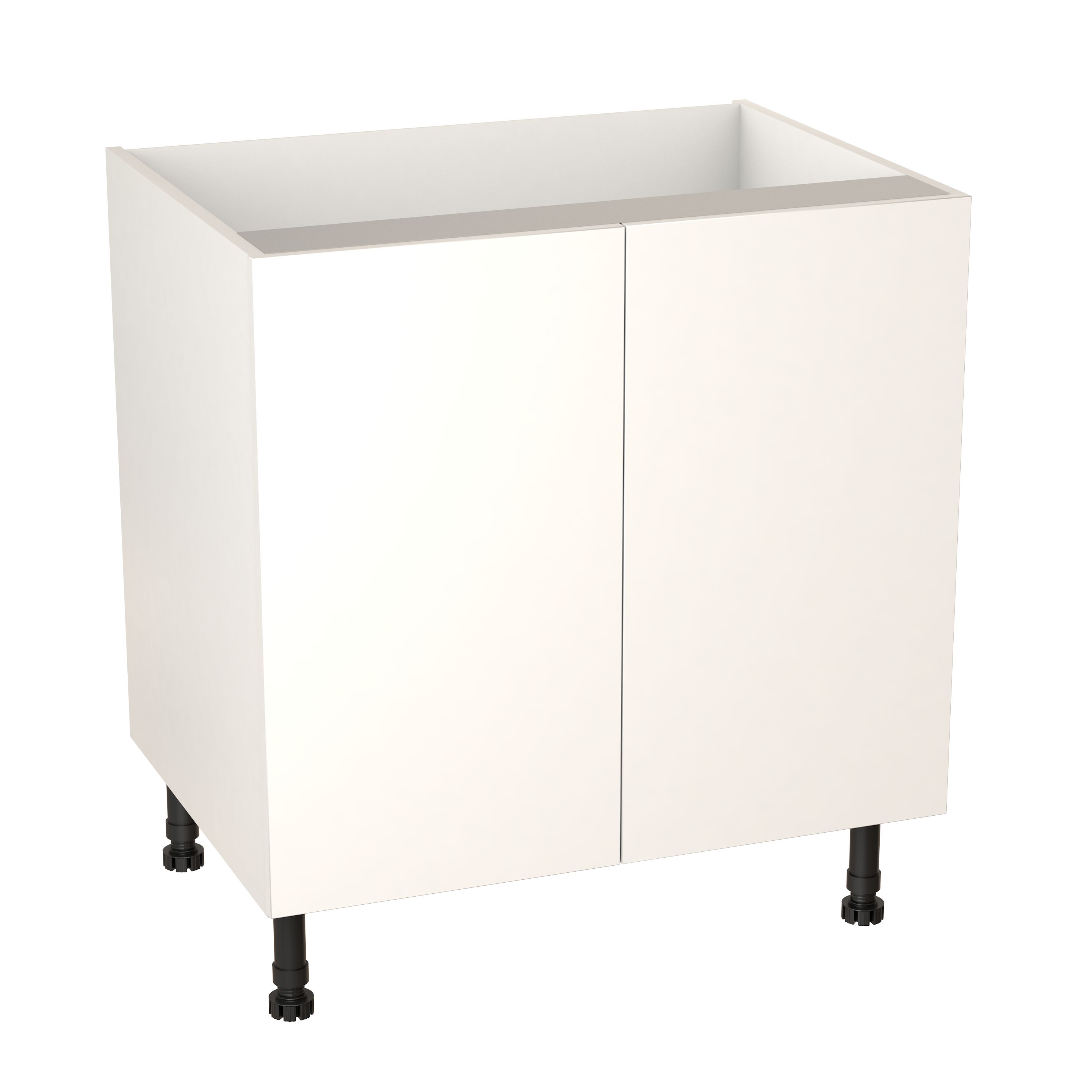 GoodHome Balsamita Matt white Base Kitchen cabinet (W) 800mm (H)720mm