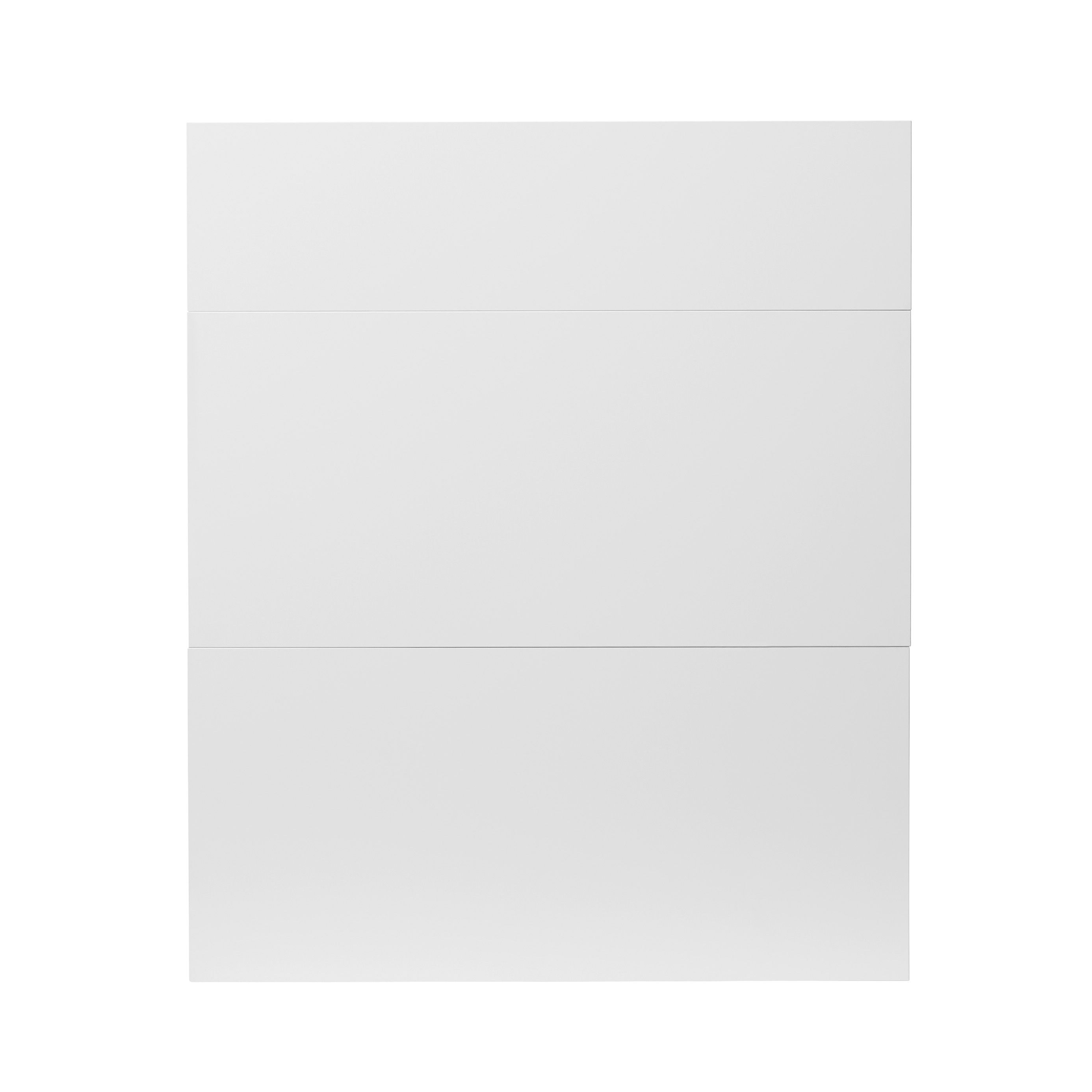 GoodHome Balsamita Matt white Drawer front, Pack of 1 (H)715mm (W)597mm (T)16mm