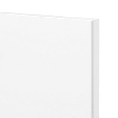GoodHome Balsamita Matt white Drawer front, Pack of 3 (H)715mm (W)497mm (T)18mm