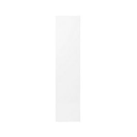 GoodHome Balsamita Matt white slab 70:30 Larder/Fridge freezer Cabinet door (W)300mm (H)1287mm (T)16mm