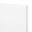 GoodHome Balsamita Matt white slab 70:30 Larder/Fridge freezer Cabinet door (W)300mm (H)1467mm (T)16mm
